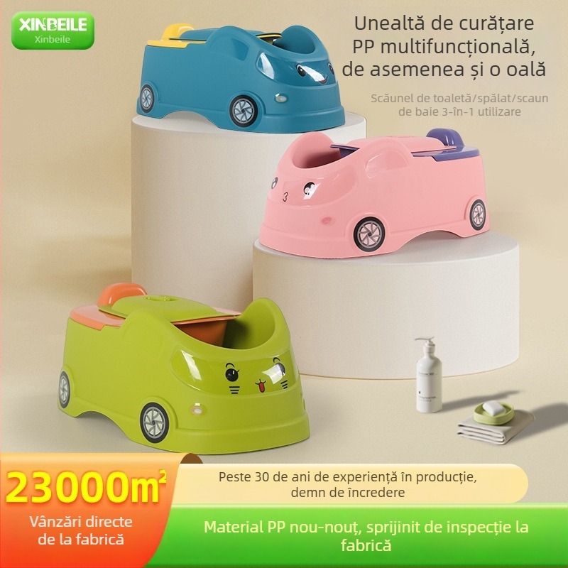 Xinbeile Kidsren's Toaletă rezistentă la stropire Toaletă pentru bebeluși Toaletă pentru femei Toaletă pentru băieți Pisoar auto Toaletă mare Artefact