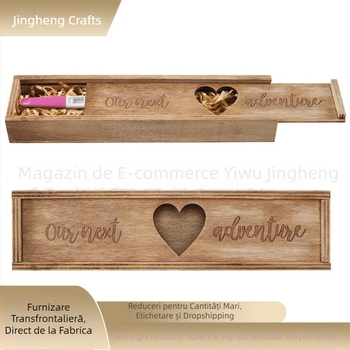Test de sarcină din lemn, cutie surpriză, cutie pentru buletinul de sarcină, cadou pentru soț și bunici