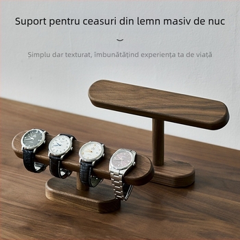 Suport de depozitare pentru ceasuri, suport pentru ornamente de masă din lemn masiv, suport de depozitare pentru afișare, lanț, lanț, suport pentru lanț, vânzări directe, producători AliExpress