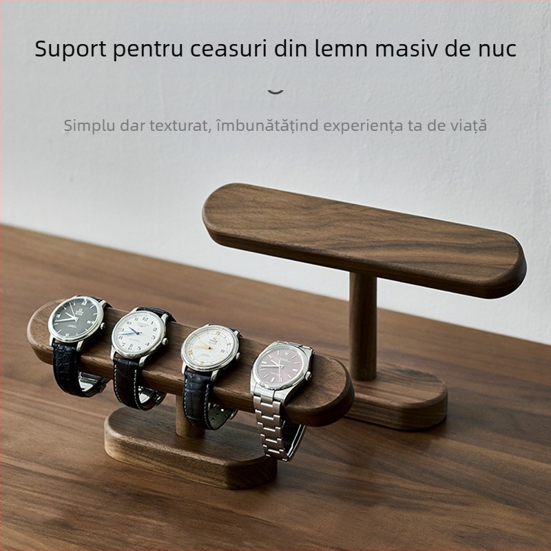 Suport de depozitare pentru ceasuri, suport pentru ornamente de masă din lemn masiv, suport de depozitare pentru afișare, lanț, lanț, suport pentru lanț, vânzări directe, producători AliExpress