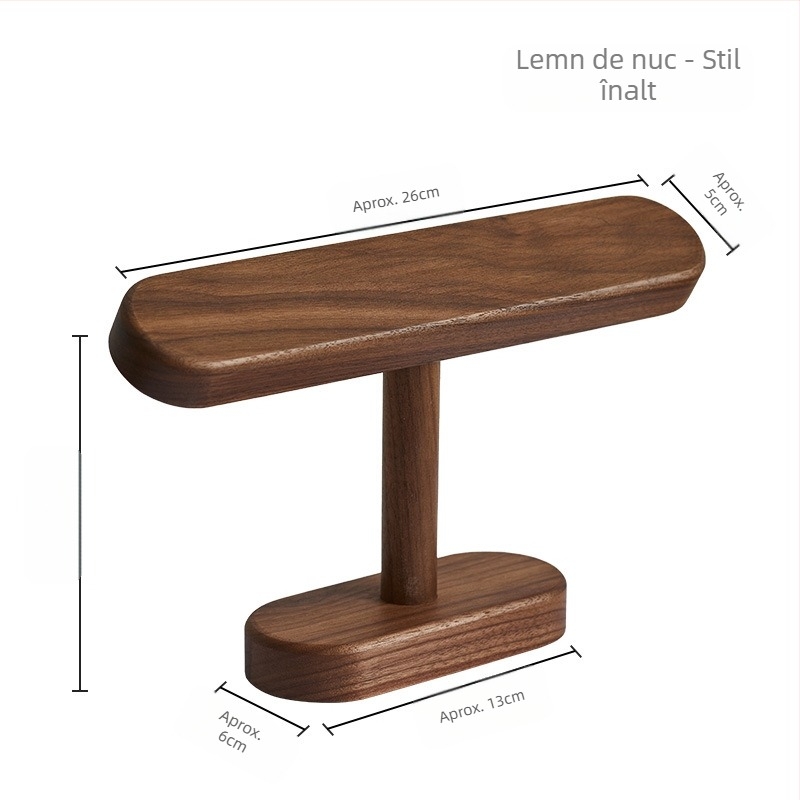 Suport de depozitare pentru ceasuri, suport pentru ornamente de masă din lemn masiv, suport de depozitare pentru afișare, lanț, lanț, suport pentru lanț, vânzări directe, producători AliExpress