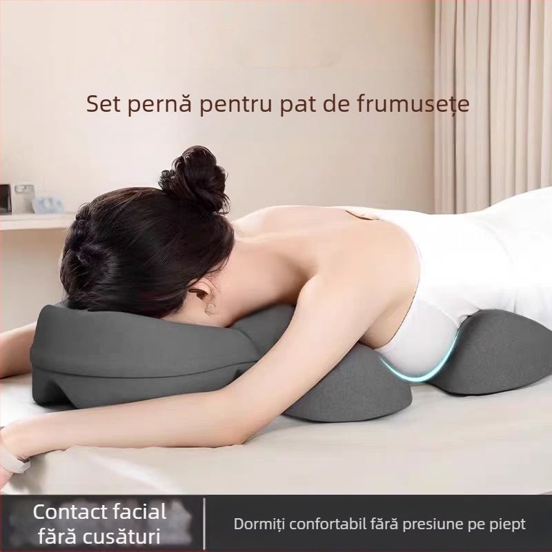 Pat de masaj, Masaj, Pernă pentru piept, Pat de înfrumusețare, Pernă specială din spumă cu memorie, Pernă de salon de înfrumusețare, Pernă pentru dormit, Miez de pernă