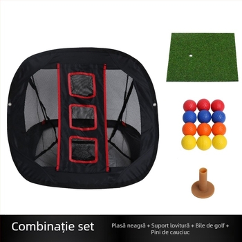 Plasă de golf pliabilă, de vânzare, pentru antrenament de golf, pentru interior și exterior, pentru colectarea mingii, costum de plasă pentru tăierea tijei de golf