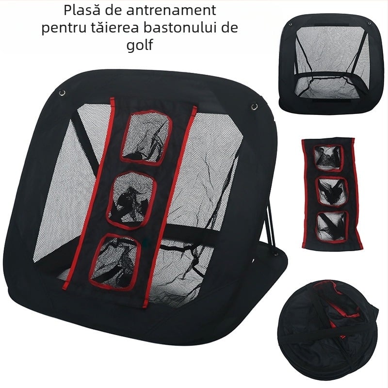Plasă de golf pliabilă, de vânzare, pentru antrenament de golf, pentru interior și exterior, pentru colectarea mingii, costum de plasă pentru tăierea tijei de golf