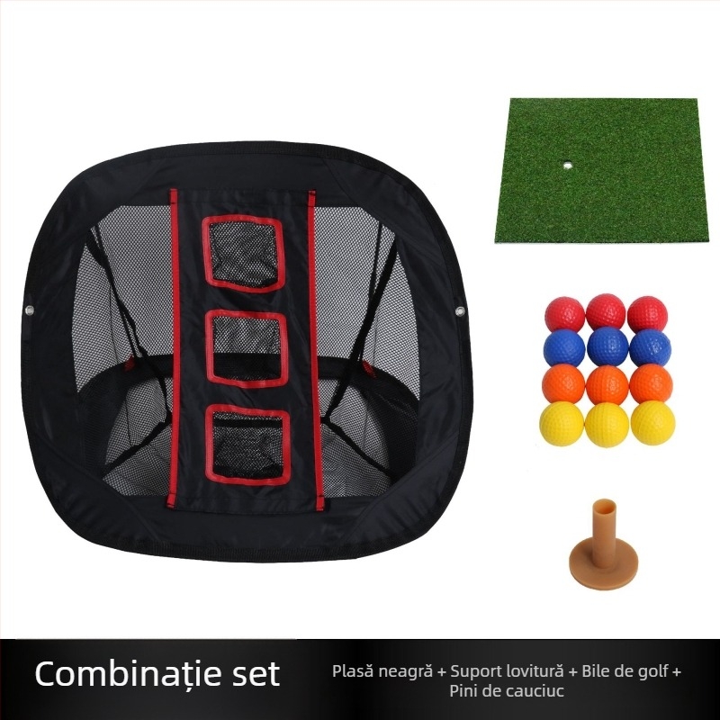 Plasă de golf pliabilă, de vânzare, pentru antrenament de golf, pentru interior și exterior, pentru colectarea mingii, costum de plasă pentru tăierea tijei de golf