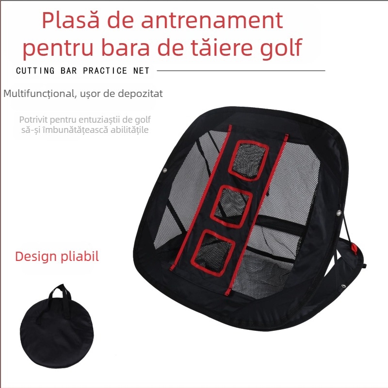 Plasă de golf pliabilă, de vânzare, pentru antrenament de golf, pentru interior și exterior, pentru colectarea mingii, costum de plasă pentru tăierea tijei de golf