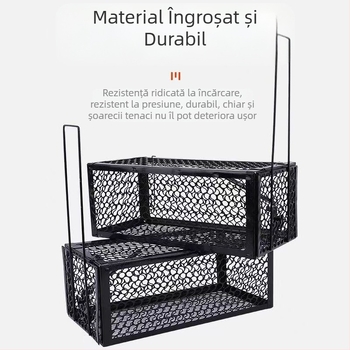 Capcană de șobolani de interior de la producător, cușcă sensibilă pentru șoareci din metal, fier, pentru uz casnic, extrem de eficientă în exterminarea șobolanilor