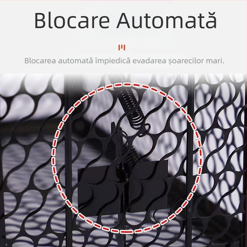 Capcană de șobolani de interior de la producător, cușcă sensibilă pentru șoareci din metal, fier, pentru uz casnic, extrem de eficientă în exterminarea șobolanilor