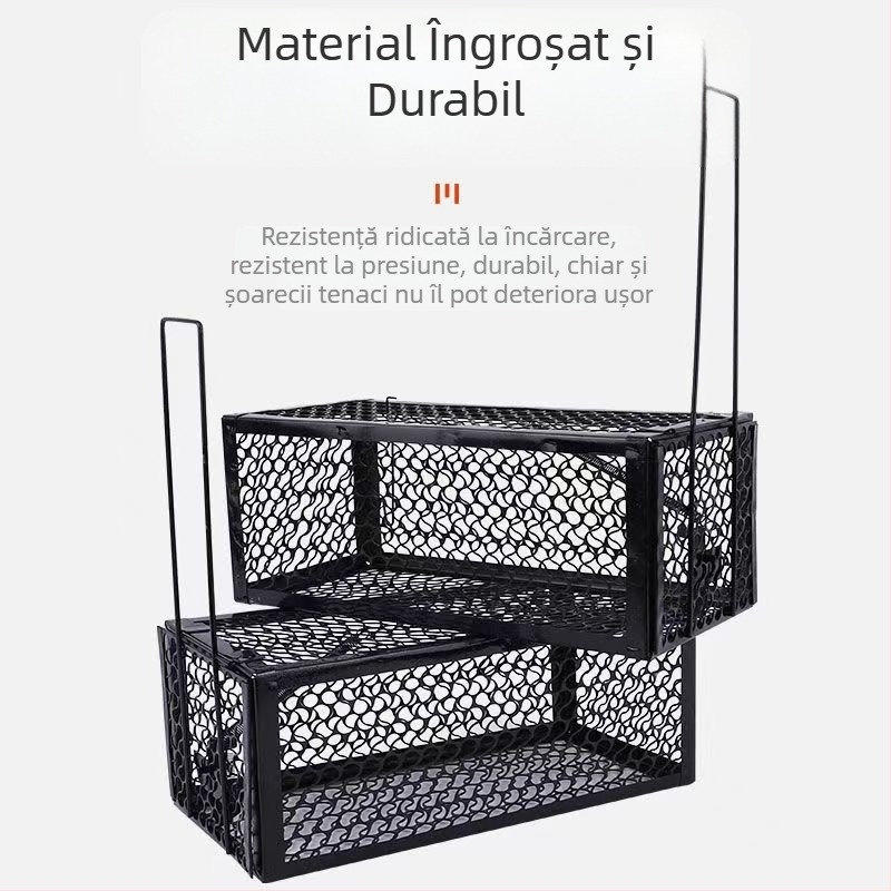 Capcană de șobolani de interior de la producător, cușcă sensibilă pentru șoareci din metal, fier, pentru uz casnic, extrem de eficientă în exterminarea șobolanilor
