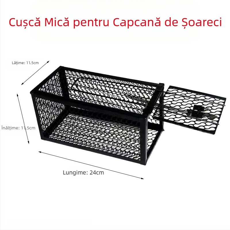 Capcană de șobolani de interior de la producător, cușcă sensibilă pentru șoareci din metal, fier, pentru uz casnic, extrem de eficientă în exterminarea șobolanilor