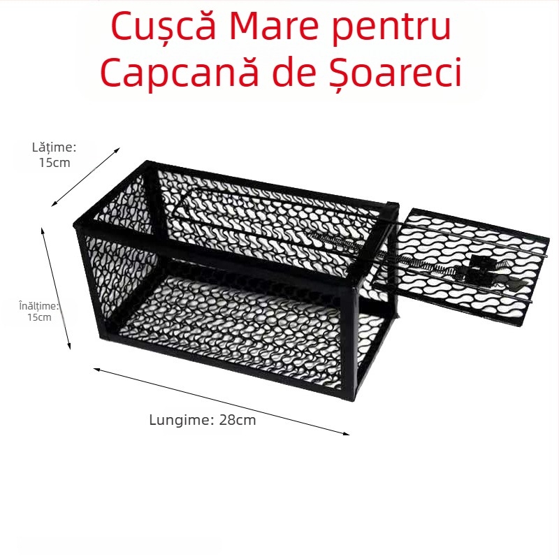 Capcană de șobolani de interior de la producător, cușcă sensibilă pentru șoareci din metal, fier, pentru uz casnic, extrem de eficientă în exterminarea șobolanilor