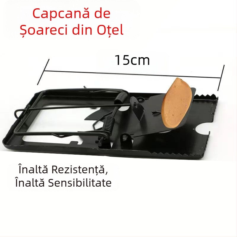 Capcană de șobolani de interior de la producător, cușcă sensibilă pentru șoareci din metal, fier, pentru uz casnic, extrem de eficientă în exterminarea șobolanilor