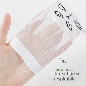 Ciorapi pentru copii, ciorapi de vară subțiri pentru fete, de lungime medie, pentru fete, ciorapi pentru pui, dresuri peste genunchi, cu tub înalt, anti-țânțari