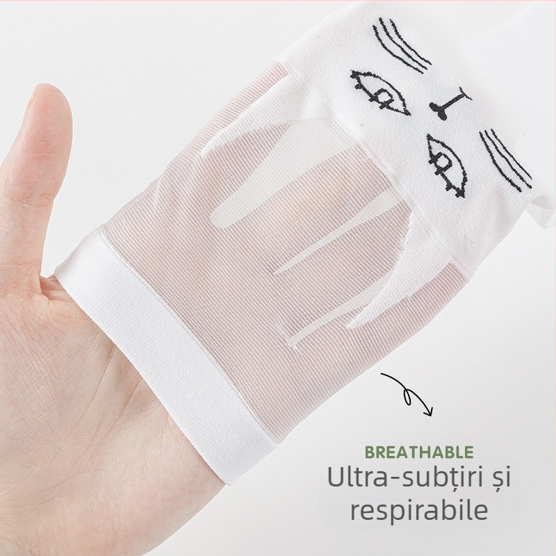 Ciorapi pentru copii, ciorapi de vară subțiri pentru fete, de lungime medie, pentru fete, ciorapi pentru pui, dresuri peste genunchi, cu tub înalt, anti-țânțari