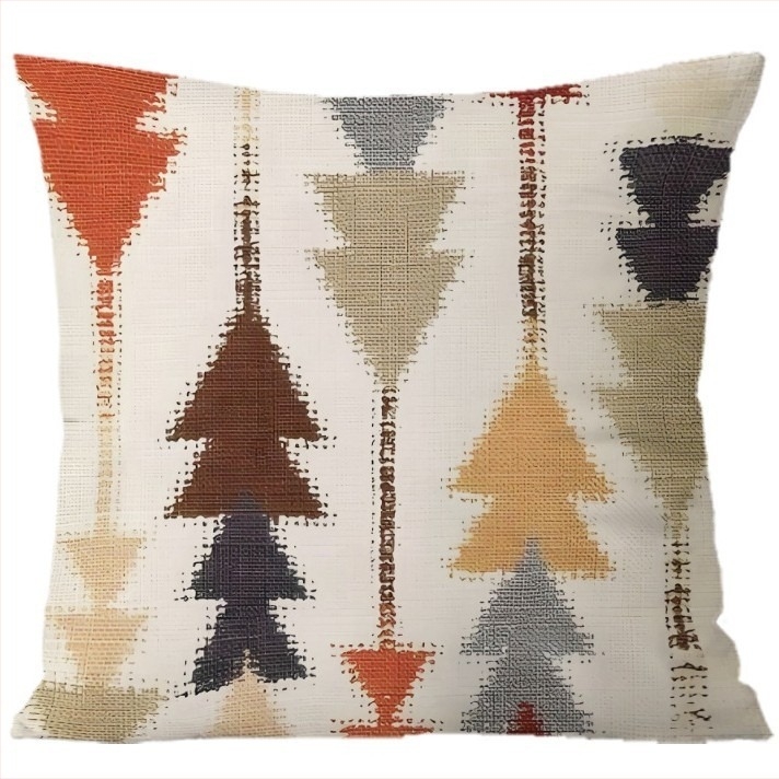 Față de pernă cu model geometric boem transfrontalier Amazon, Temu, pentru living, dormitor, canapea, casă