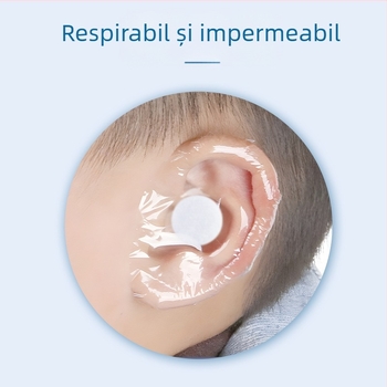 Patch-uri medicale impermeabile pentru urechi, pentru copii, înot, nou-născuți, baie, adulți, orificiu pentru ureche mijlocie, anti-apă, protecție pentru urechi, căști de protecție