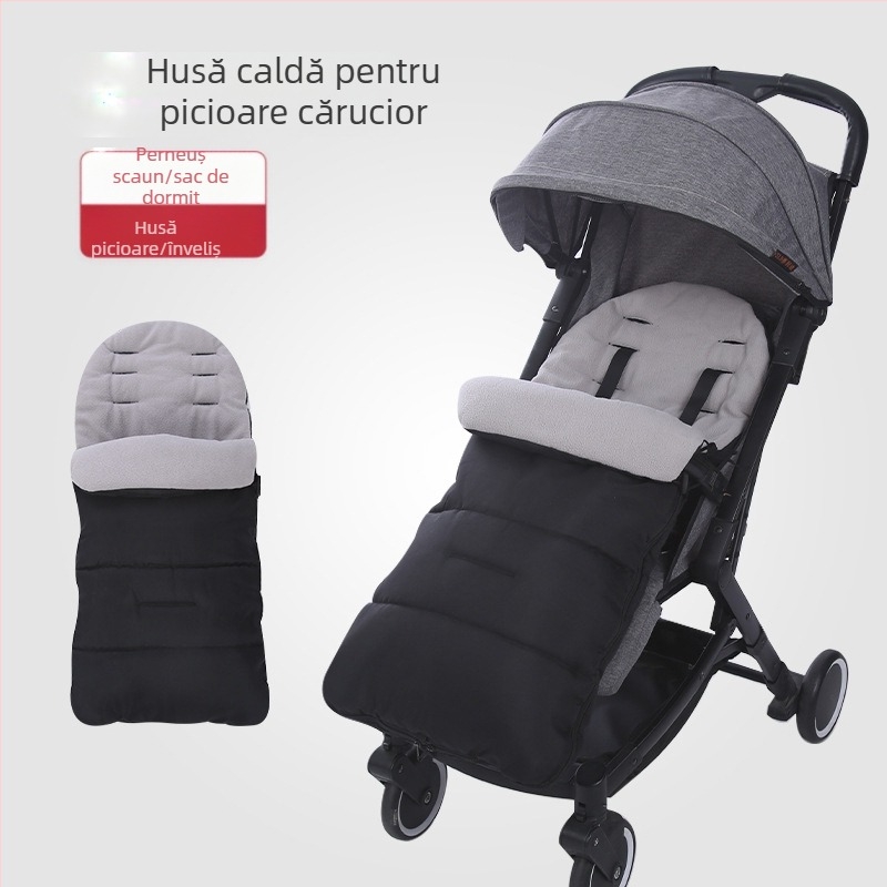 Pernă pentru cărucior pentru copii, peisaj înalt, umbrelă auto, multifuncțională, parbriz, pernă pentru dormit, husă pentru picioare, patru anotimpuri, universală, toamnă și iarnă