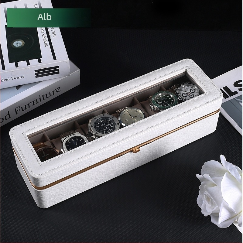 Cutie de ceasuri New Hardware Edge cu șase cifre, cutie de depozitare pentru ceasuri de înaltă calitate, cutie de colecție pentru ceasuri de casă, cutie de afișare pentru ceasuri