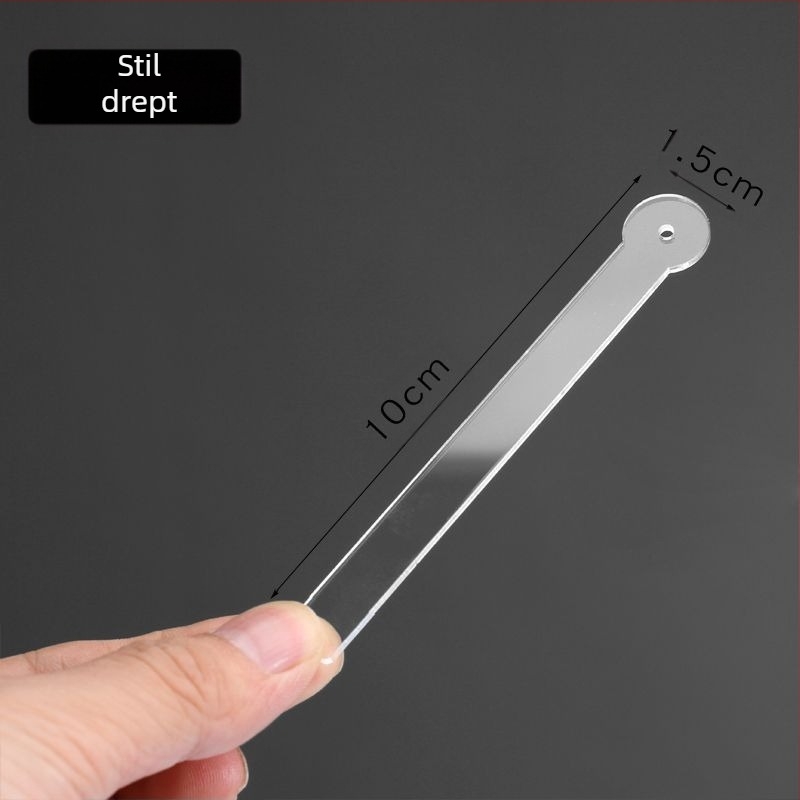 Cercei Băț de probare Suport de afișare Cercei Recuzită de cameră live Stand acrilic Cercei Suport live Instrument de probă transparent