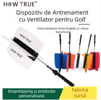 Băț de golf pentru fanii de golf, exercițiu de vânt, corector de postură, antrenor de forță pentru brațe, la fața locului din fabrică