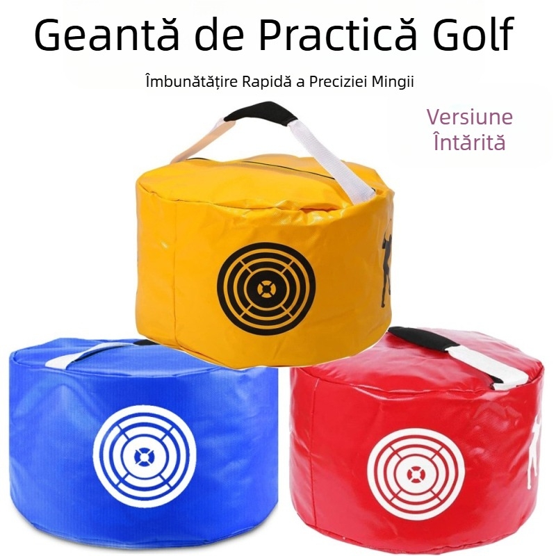 Dispozitiv de antrenament pentru swing de golf, sac de lovire pentru îmbunătățirea forței și preciziei, sac de swing pentru începători, consumabile auxiliare