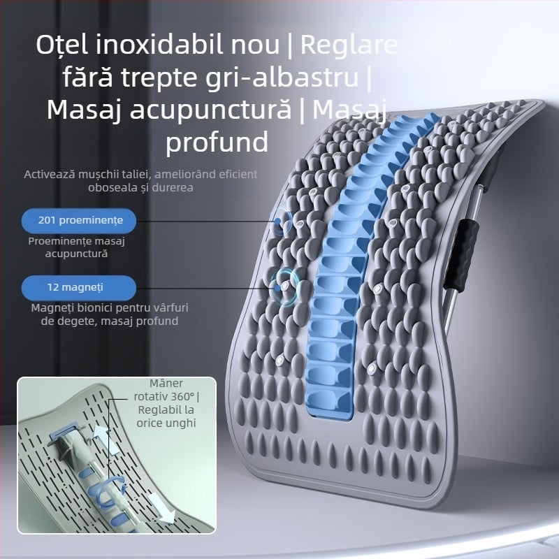 Relaxant lombar, Ridicare talie, Întindere și tracțiune, Masaj spate, Echipament divin, Exerciții de corecție a coloanei vertebrale, Placă de susținere a taliei