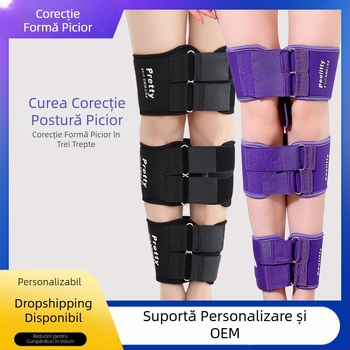Curea de picior pentru adulți modernizată, în formă de O, în formă de X, în formă de O, curea pentru picioare drepte, corecție pentru picioare în formă de picior