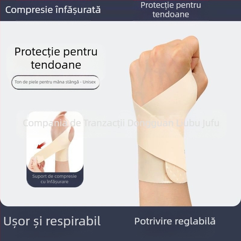 Brățară sport japoneză subțire entorse respirabilă fitness badminton baschet volei încheietura teacă tulpină bărbați și femei