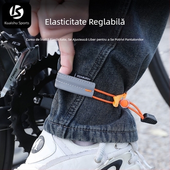 Nou reflectorizant echitatie cravată curea pantaloni curea de protecție pantaloni picior strâmt curea drum Mountain Bike noapte alergare siguranță centură de avertizare