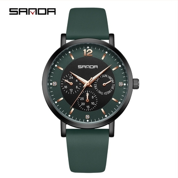 Sanda Source Factory Quartz Watch Adolescent Coreeană La Modă Quartz Watch Retro Casual La Modă Men's Watch