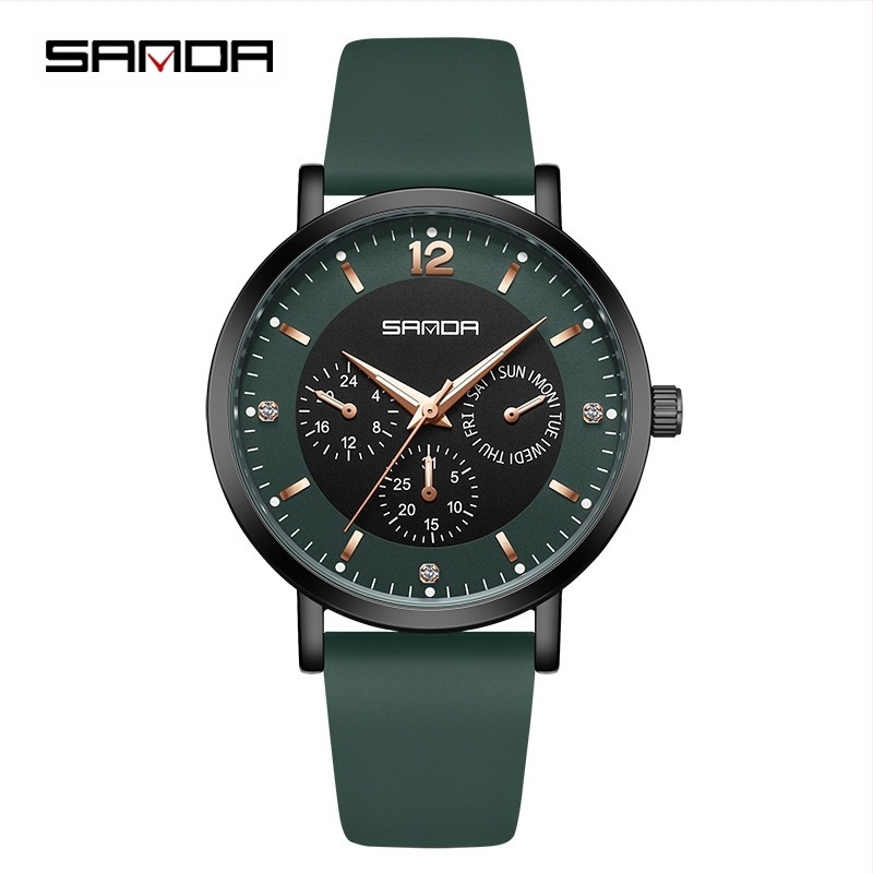 Sanda Source Factory Quartz Watch Adolescent Coreeană La Modă Quartz Watch Retro Casual La Modă Men's Watch