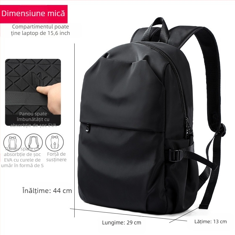 Prelucrare moda simplu rucsac bărbați la modă junior liceu student ghiozdan călătorie rucsac 16 inch computer geantă bărbați geantă