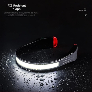 Far COB nou transfrontalier, mini far LED, tip C, încărcare, lucru în aer liber, pescuit nocturn, alergare nocturnă, lumină de gât suspendată
