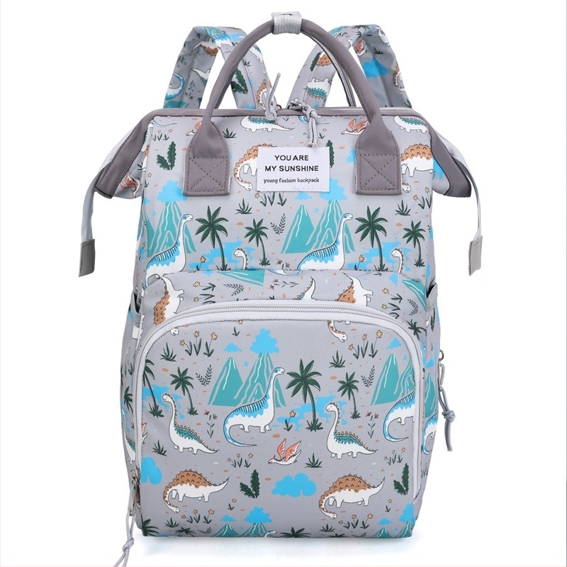 Rucsac imprimat transfrontalier en-gros, geantă pentru mămici, capacitate mare, rucsac pentru femei noi, geantă pentru mame și bebeluși, geantă pentru lapte