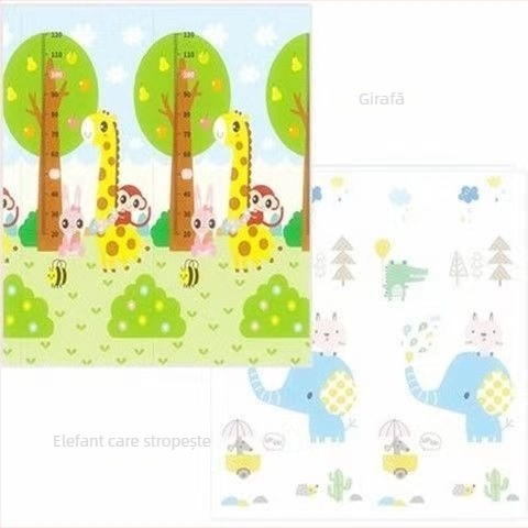 Covoraș de podea pentru bebeluși, pliabil, îngroșat, pentru acasă, pentru sufragerie, pentru copii, din spumă, inodor
