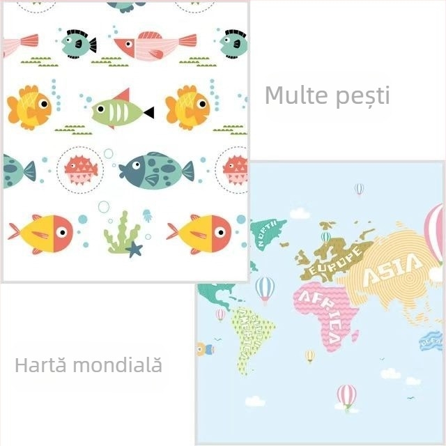 Covoraș de podea pentru bebeluși, pliabil, îngroșat, pentru acasă, pentru sufragerie, pentru copii, din spumă, inodor