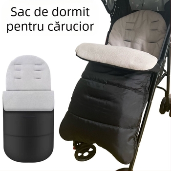 Husă pentru cărucior, sac de dormit pentru cărucior, bumbac, pad, husă rezistentă la vânt, iarna, îngroșată, caldă, pernă de scaun, pernă de dormit