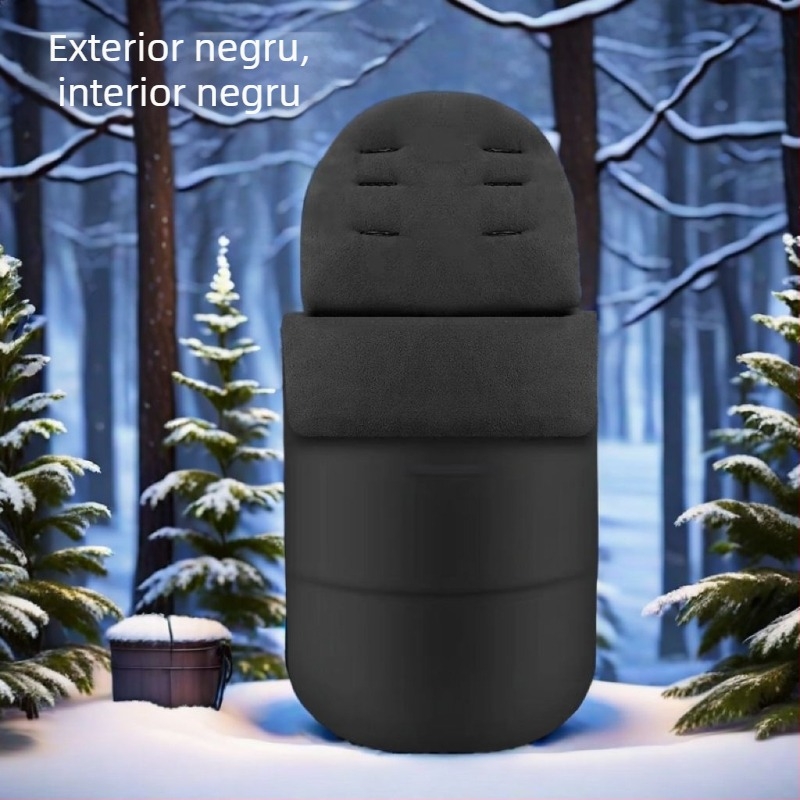 Husă pentru cărucior, sac de dormit pentru cărucior, bumbac, pad, husă rezistentă la vânt, iarna, îngroșată, caldă, pernă de scaun, pernă de dormit