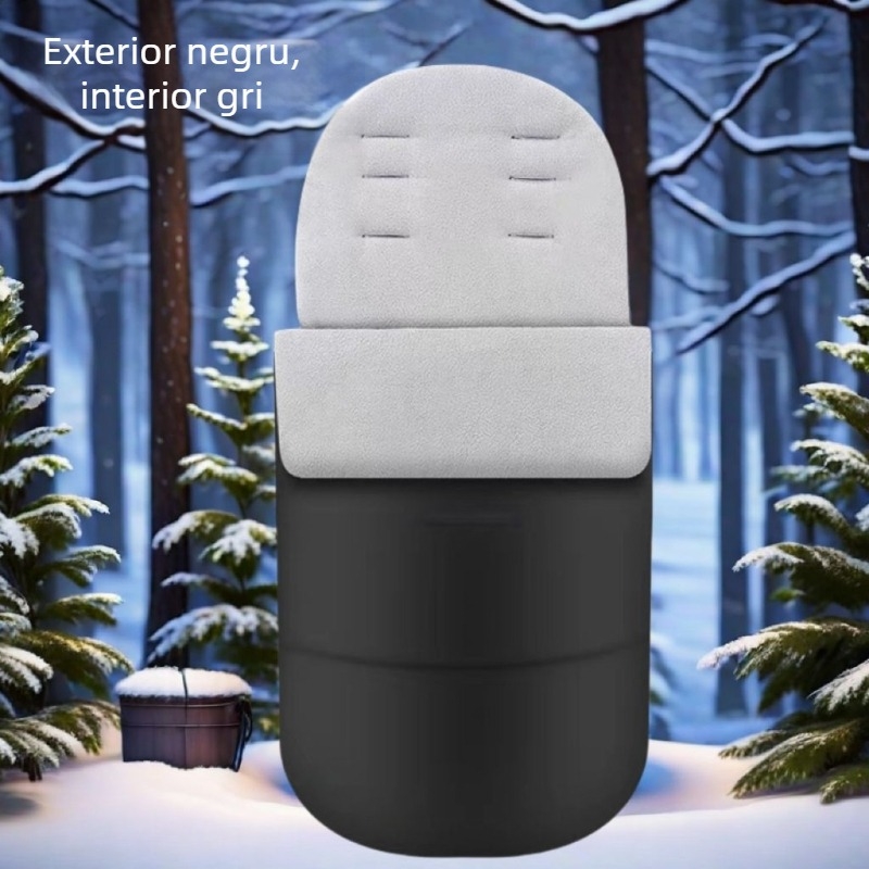 Husă pentru cărucior, sac de dormit pentru cărucior, bumbac, pad, husă rezistentă la vânt, iarna, îngroșată, caldă, pernă de scaun, pernă de dormit