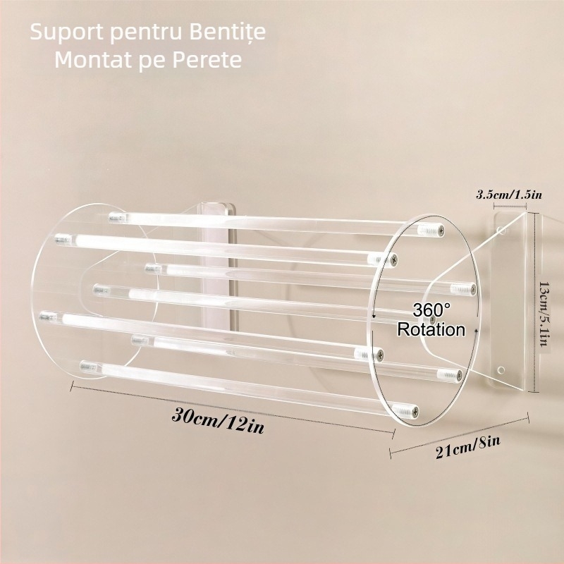 Raft de afișare pentru bentițe transfrontaliere, suport transparent pentru pălării, agrafe, eșarfă pentru bentițe, depozitare, raft de afișare pentru stick acrilic, raft pentru bentițe