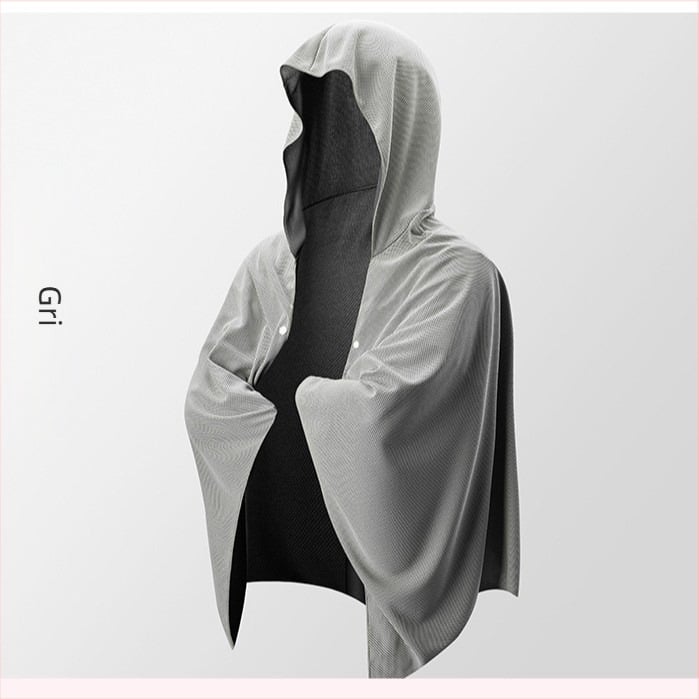 Poncho de plajă cu glugă, cu uscare rapidă, de dimensiuni mari, pentru sport, cu senzație de frig, cu protecție solară, poncho, prosop de baie, cu uscare rapidă, absorbant, pentru parasolar