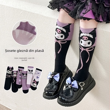 Șosete pentru copii cu dopamină, fete și băieți, desene animate, până la jumătatea gambei, versiunea coreeană, Ins Baby, șosete lungi cu tub, la modă