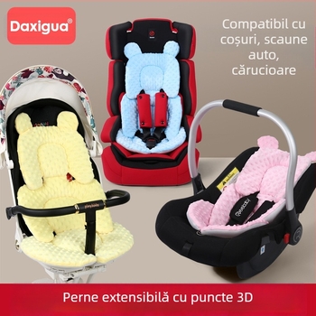 Pernă pentru cărucior de bebeluși din bumbac, Amazon Four Seasons, pernă pentru pernă, accesorii pentru pernă, vedere înaltă, pernă de dormit cu artefact pentru mers pe jos pentru bebeluși, pernă pentru cărucior de bebeluși