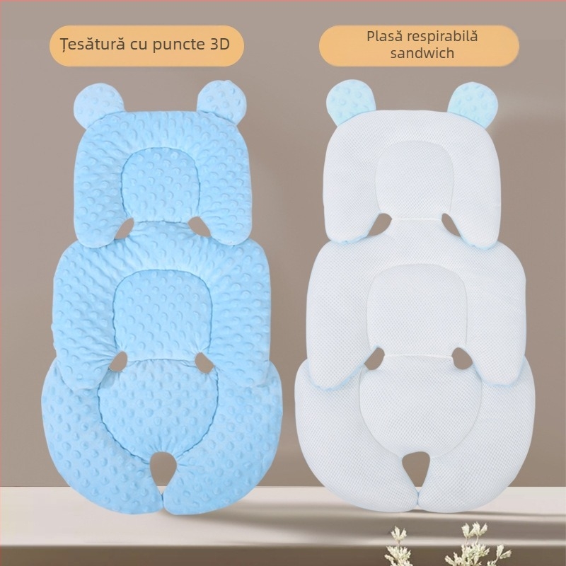 Pernă pentru cărucior de bebeluși din bumbac, Amazon Four Seasons, pernă pentru pernă, accesorii pentru pernă, vedere înaltă, pernă de dormit cu artefact pentru mers pe jos pentru bebeluși, pernă pentru cărucior de bebeluși