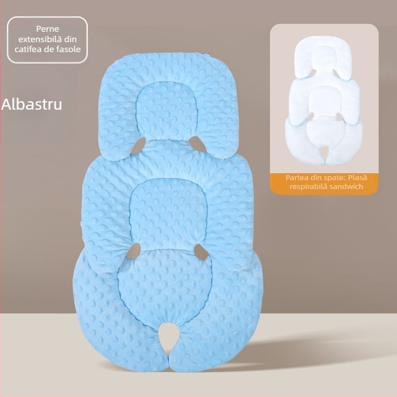 Pernă pentru cărucior de bebeluși din bumbac, Amazon Four Seasons, pernă pentru pernă, accesorii pentru pernă, vedere înaltă, pernă de dormit cu artefact pentru mers pe jos pentru bebeluși, pernă pentru cărucior de bebeluși