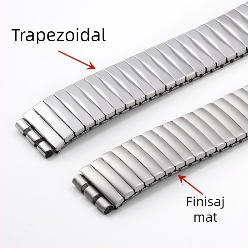 Curea elastică cu arc din oțel inoxidabil, vânzare transfrontalieră, pentru Swatch, curea elastică de ceas Swatch 17mm-20mm