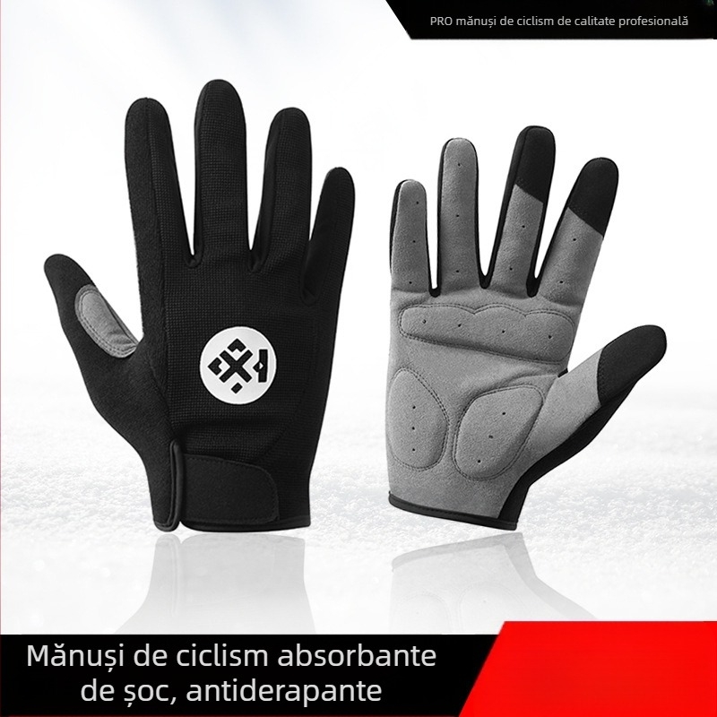 Mănuși de motocicletă Xinji pentru exterior, de vară, cu absorbție a șocurilor, pentru biciclete de șosea, sport, subțiri și respirabile, cu ecran tactil pentru biciclete