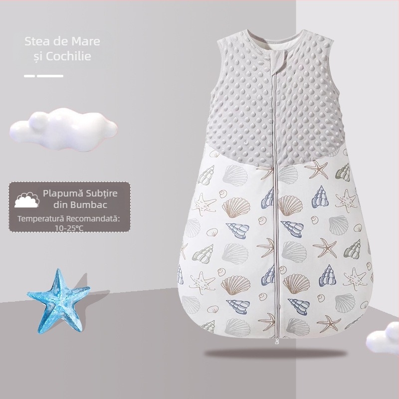 Bazai Rabbit Transfrontalieră Primăvară și Toamnă Bebeluși Rezistente la Lovituri din Bumbac Produse pentru Nou-născuți Vestă în Stil Sac de Dormit Integrat pentru Bebeluși