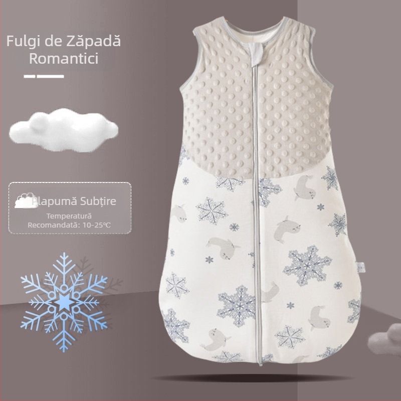 Bazai Rabbit Transfrontalieră Primăvară și Toamnă Bebeluși Rezistente la Lovituri din Bumbac Produse pentru Nou-născuți Vestă în Stil Sac de Dormit Integrat pentru Bebeluși