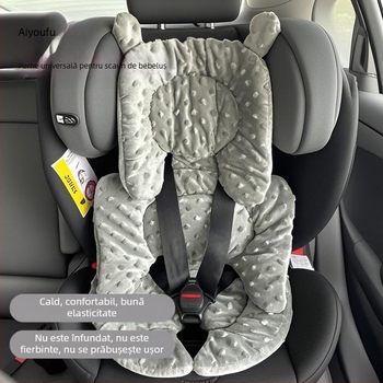 Pernă pentru cărucior Amazon pentru bebeluși, toamna și iarna, îngroșată, din bumbac pentru bebeluși, patru anotimpuri, pentru mersul pe jos, artefacte, pernă de dormit